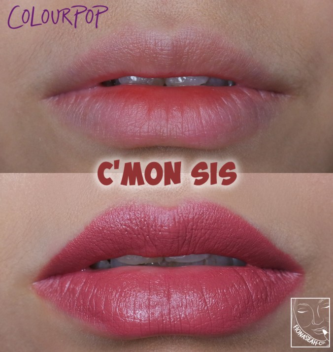 ColourPop × Shayla Lipstick in C'mon Sis