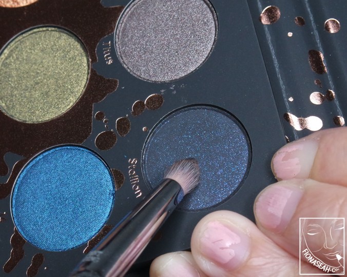 Dabbing the brush in Stallion