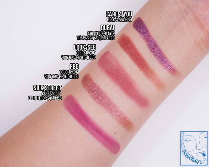 Swatch comparison for Care 4 You