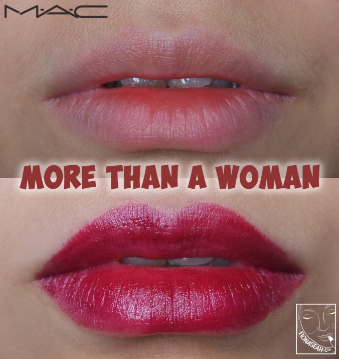 M·A·C × Aaliyah lipstick in More Than A Woman