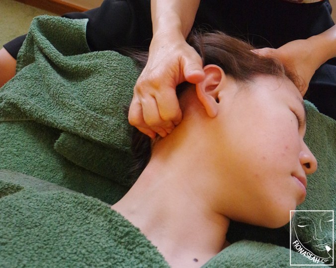 Back of neck - Pain scale: 4/10