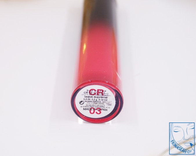 shu uemura Laque Supreme in CR03