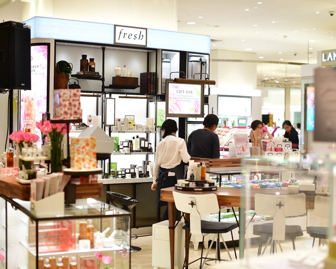 Fresh is also one of the newcomers at the beauty hall
