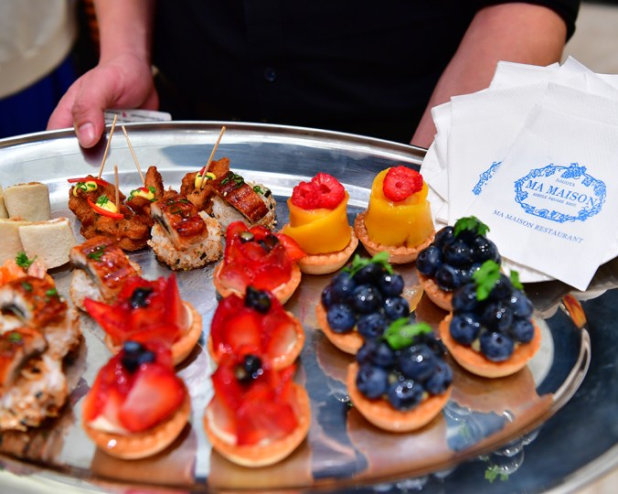 Mouth-watering Japanese canapés by Ma Maison 