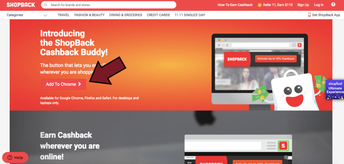 Install ShopBack Cashback Buddy on ShopBack!