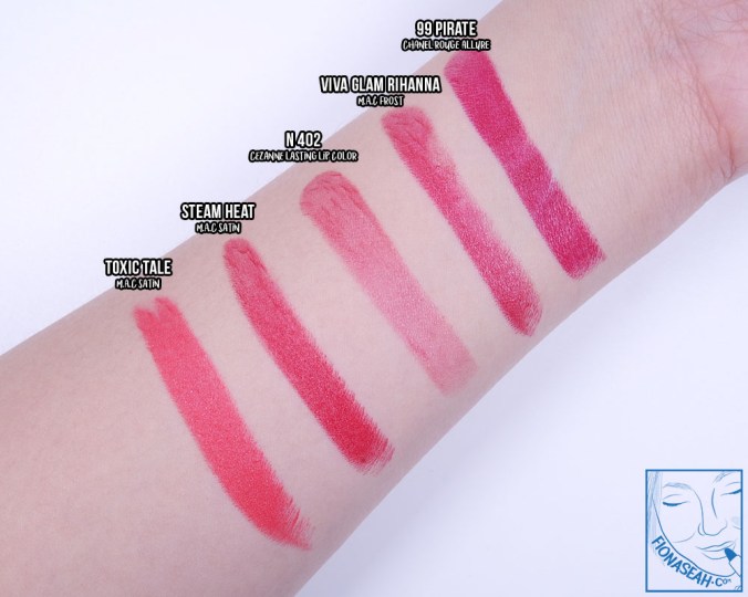 CEZANNE Lasting Lip Color N 402 - opacity comparison
