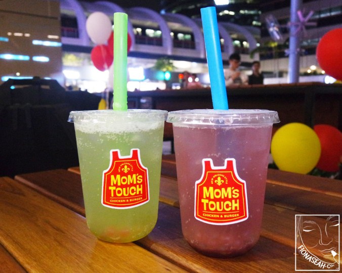 Left: Citrus Yuzu Orange Ade / Right: Raspberry Melon Ade