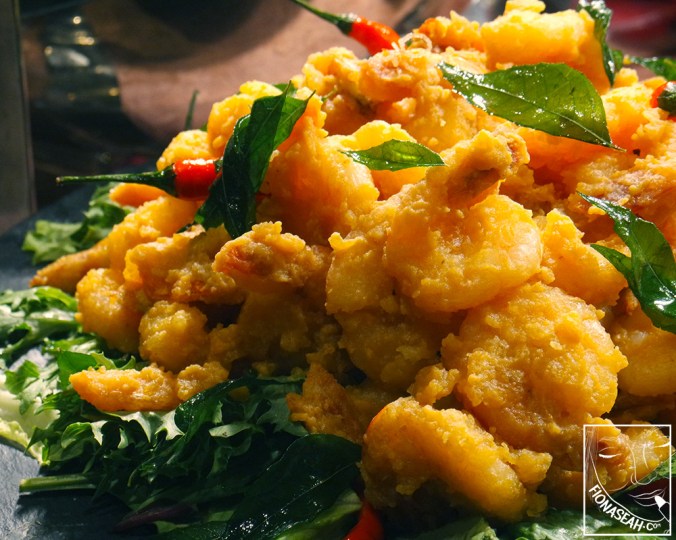 Wok-fried Salted Egg Prawn