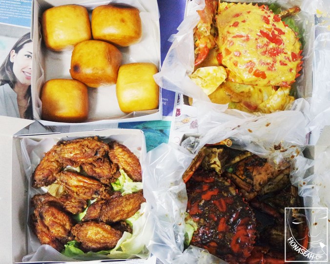 A side-by-side comparison against the other dishes. Those man tous are HUGE.