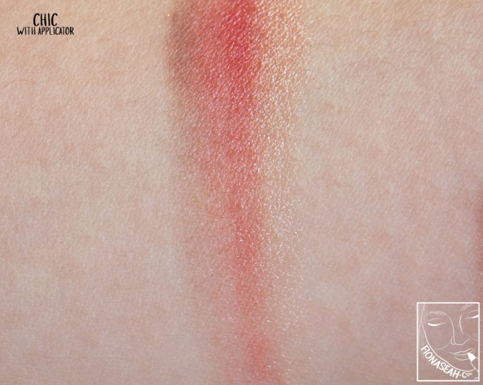 "Chic" - swatched with the applicator