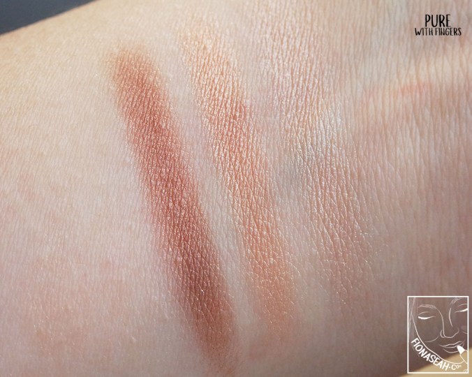 "Pure" - swatched with finger (2-3 swipes)