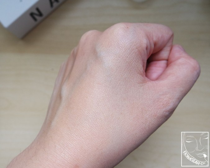 Fully absorbed into the skin