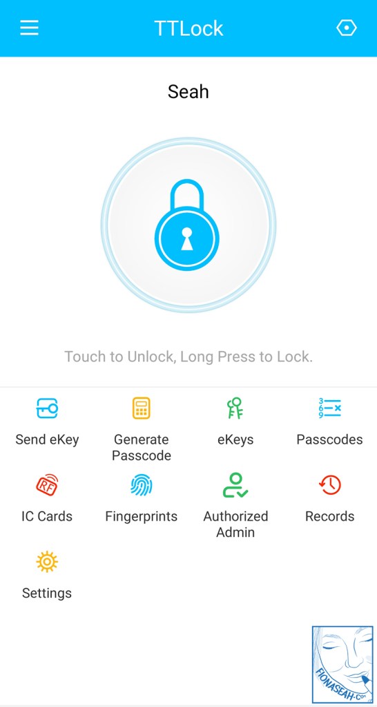 The TTLock app is where you can configure your lock settings