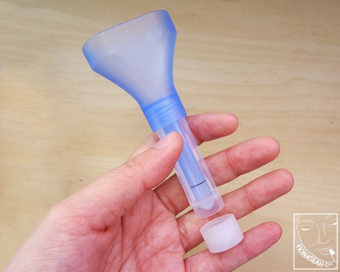 The cap at the bottom would be used to close the tube later on