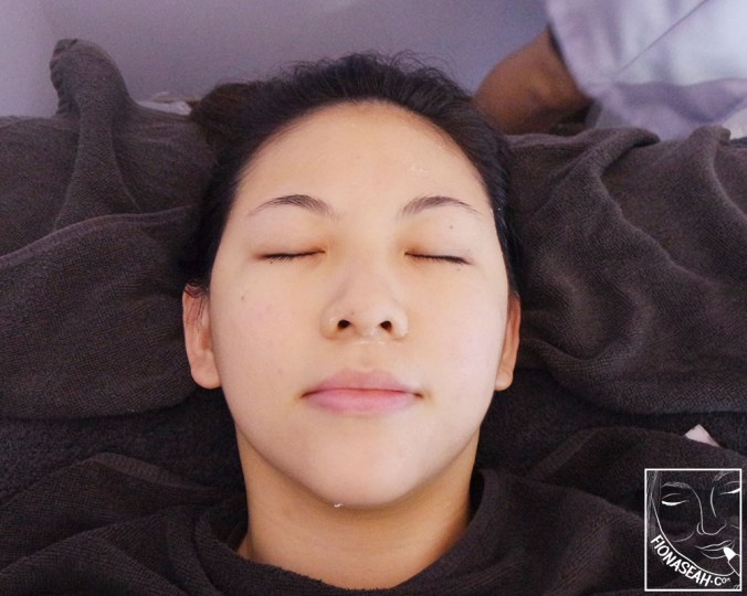 Immediately after the mask was removed. Notice that my face looked much brighter now?